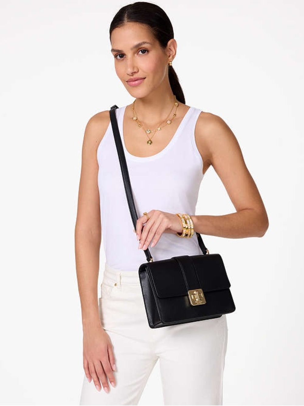 Kate Spade Phoebe Turnlock Shoulder Bag - Picture 2 of 16